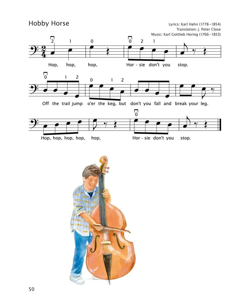 Sassmannshaus, Holger/Close, J Peter - Early Start on the Double Bass - Volume 1 - Bärenreiter Verlag Publication - Image 3