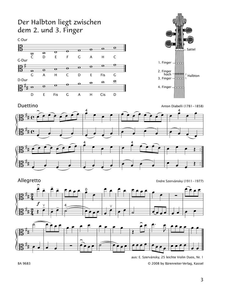 Sassmannshaus-Fruher Anfang Der Bratsche Band 3 - Image 2