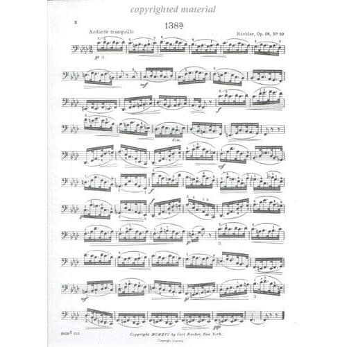 Schroeder - 170 Foundation Studies - Volume 3 For Cello Published by Carl Fischer - Image 3