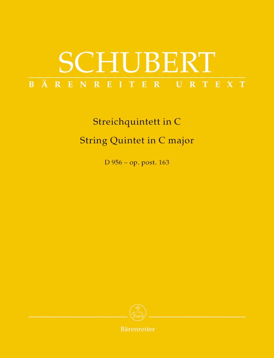 Schubert, Franz - Quintet in C Major, Op 163, D 956 - PARTS ONLY - Barenretier URTEXT