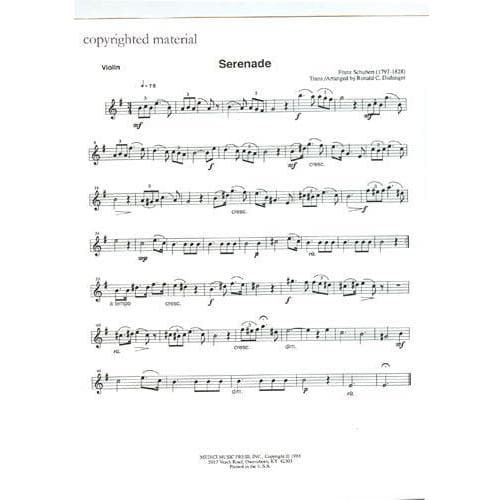 Schubert, Franz - Serenade (Standchen), D 889 For Violin and Piano Edited by Dishinger Published by Medici Music Press - Image 2