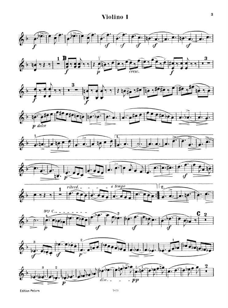 Schumann, Robert - Three Quartets, Op 41 Edited by Herrmann Peters Edition - Image 3