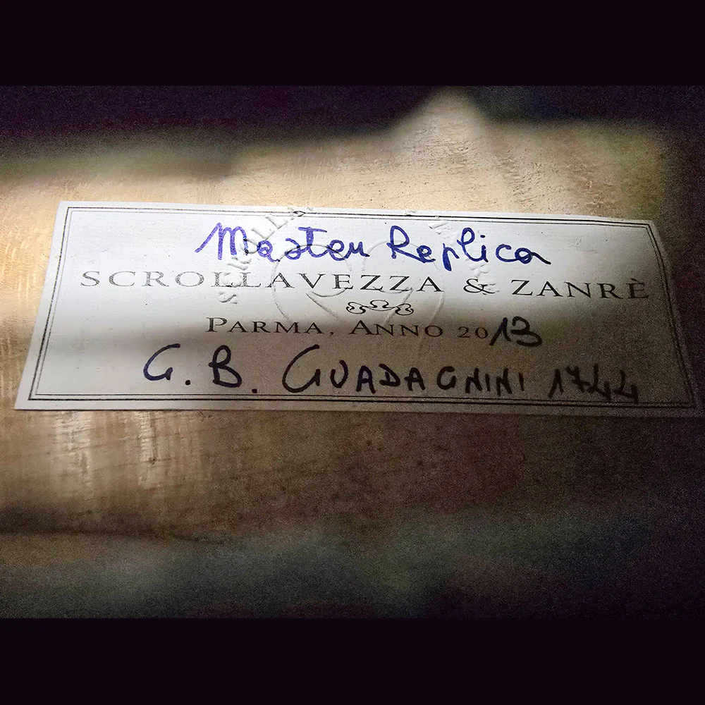 Scrollavezza & Zanre "G.B. Guadagnini 1744" Violin, Parma, 2013 - Image 6