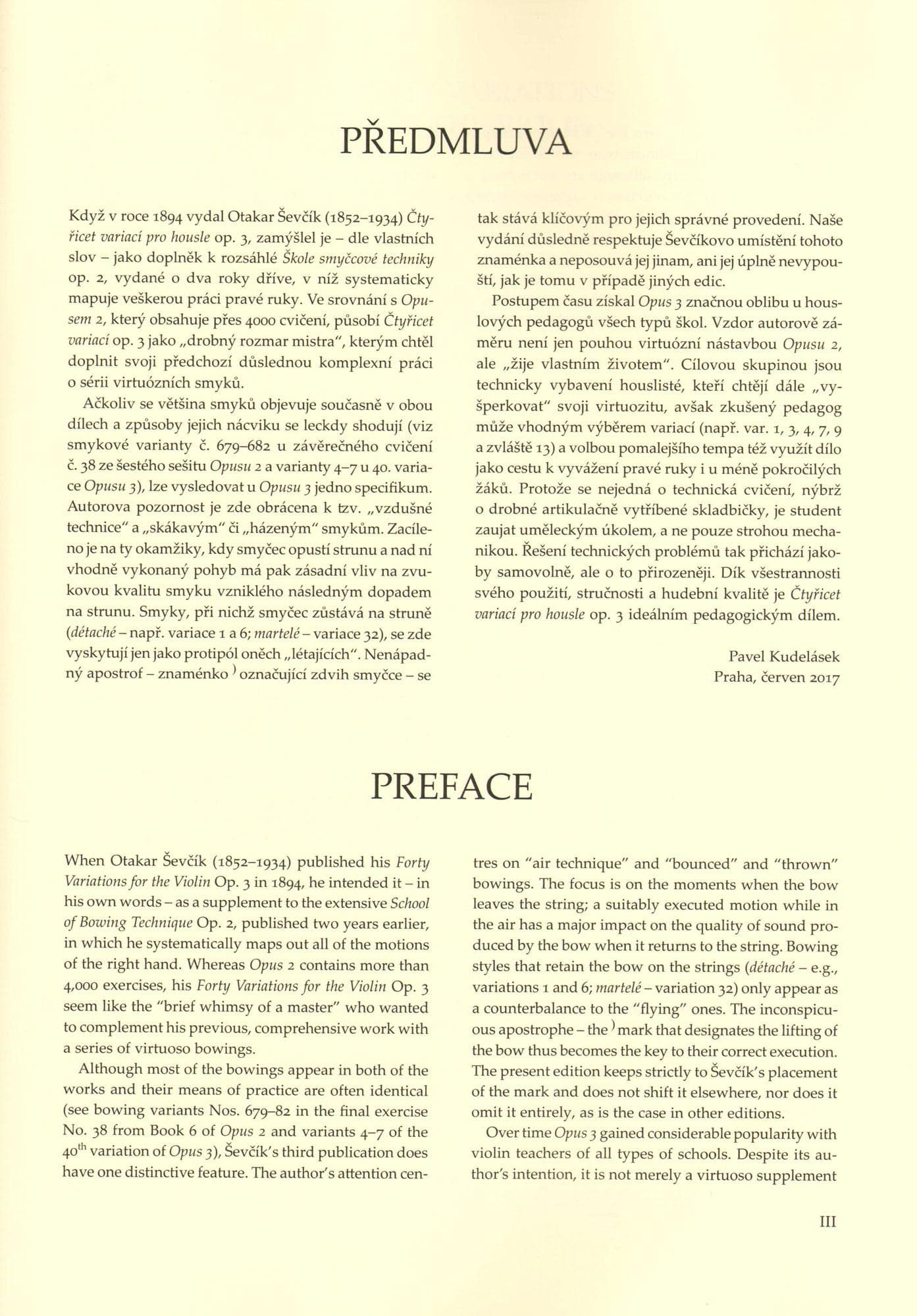 Sevcik, Otakar - 40 Variations Op 3 for Violin - Barenreiter - Image 2