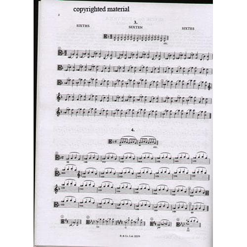 Sevcik, Otakar - Preparatory Studies In Double-Stopping Op 9 For Viola Edited by Arnold Published by Bosworth - Image 3