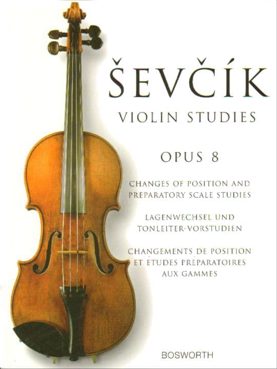 Sevcik, Otakar - Shifting the Position & Preparatory Scale, Op 8 - Violin - published by Bosworth & Co