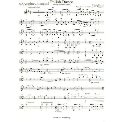 Severn, Edmund - Polish Dance For Viola and Piano - Image 2