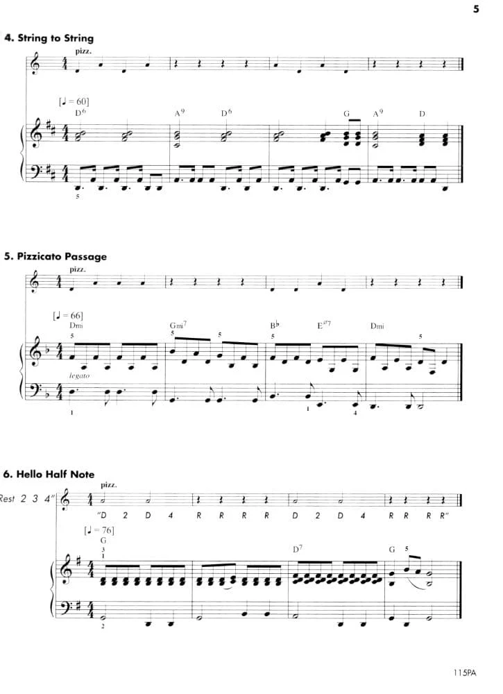 String Basics - Steps to Success for String Orchestra - Book 1 - Piano Accompaniment - Neil A. Kjos - Image 3