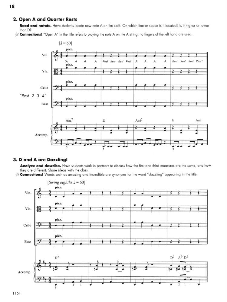 String Basics - Steps to Success for String Orchestra - Book 1 - Conductor Score - Neil A Kjos Music Company - Image 4
