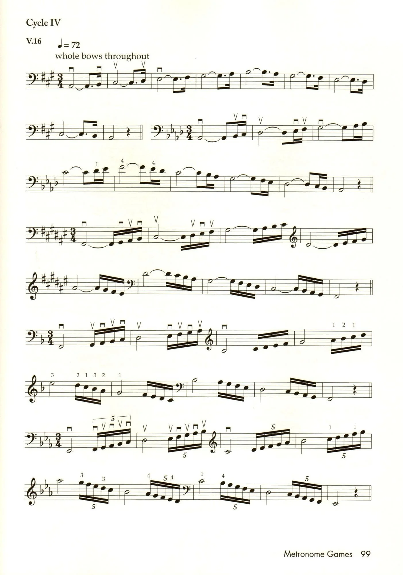 Sherry, Fred - A Grand Tour of Cello Technique - for Solo Cello - Peters Edition - Image 4