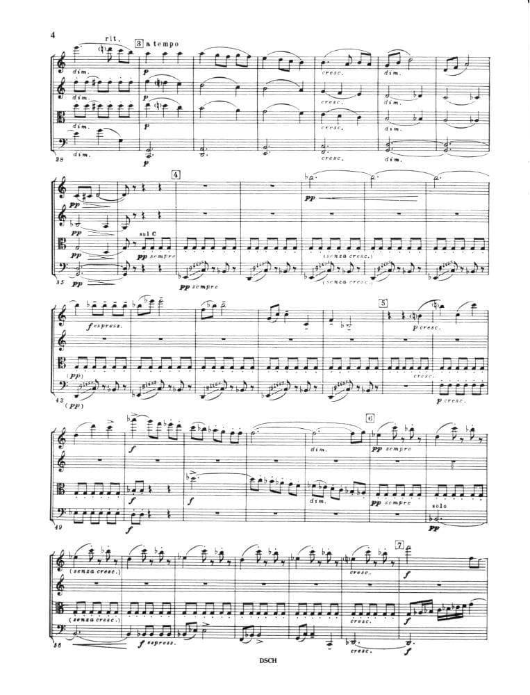 Shostakovich, Dmitri - Quartet No 1 in C, Op 49 Score Published by DSCH - Image 3