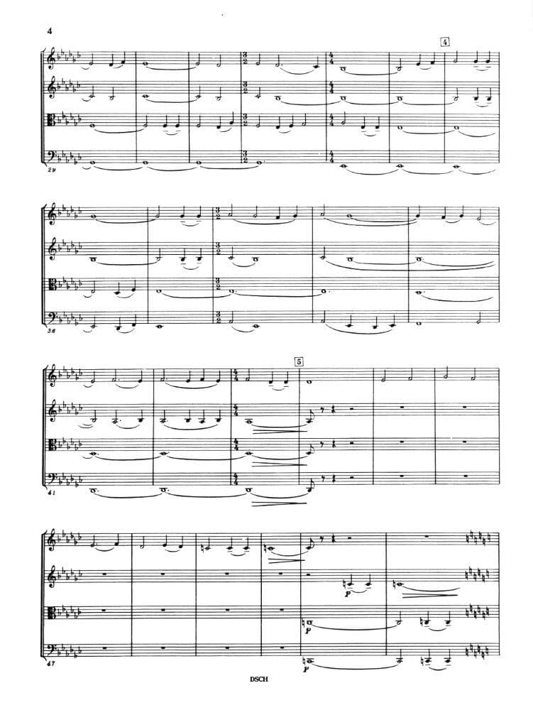 Shostakovich, Dmitri - Quartet No 15 in e-flat, Op 144 Published by DSCH - Image 3
