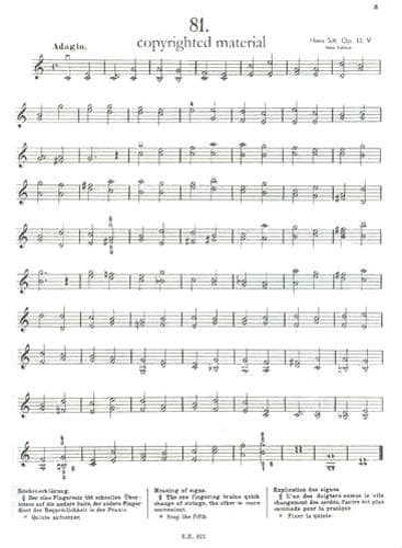 Sitt, Hans - 100 Etudes for Violin, Op 32 Volume 5: Double Stops - Violin - Kunzelmann - Image 2