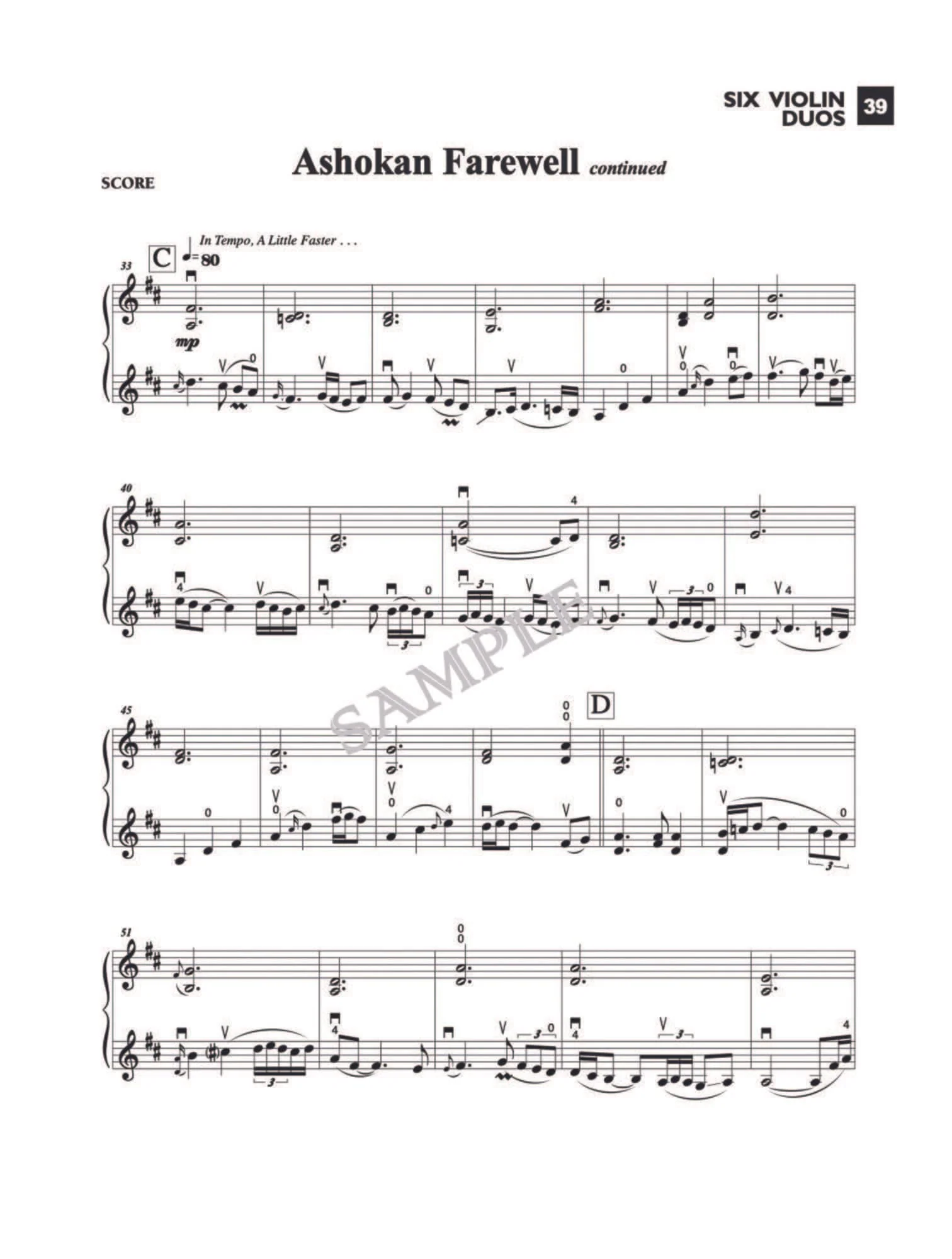 Six Violin Duos - arranged by Mark O'Connor - Digital Download - Image 6