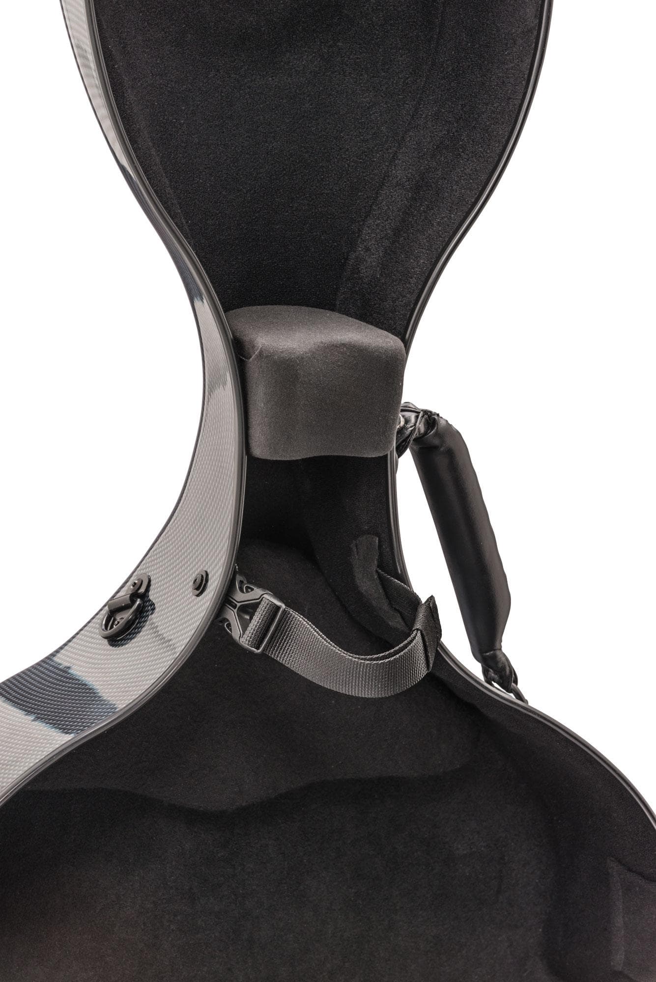 SL Montagnana Carbon Hybrid Cello Case Silver Grey - Image 12