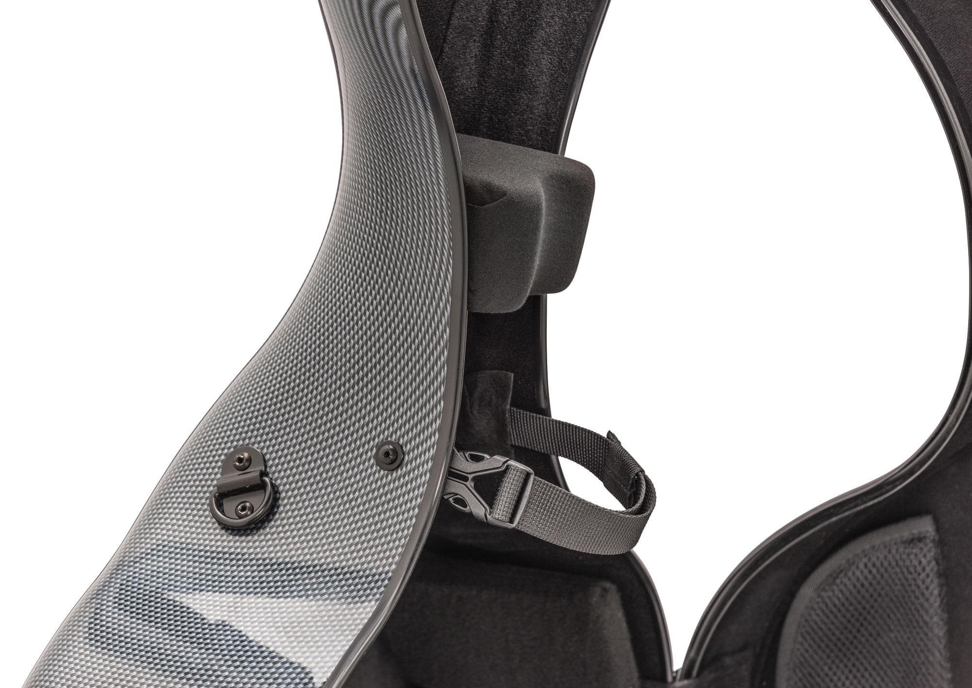 SL Montagnana Carbon Hybrid Cello Case Silver Grey - Image 7