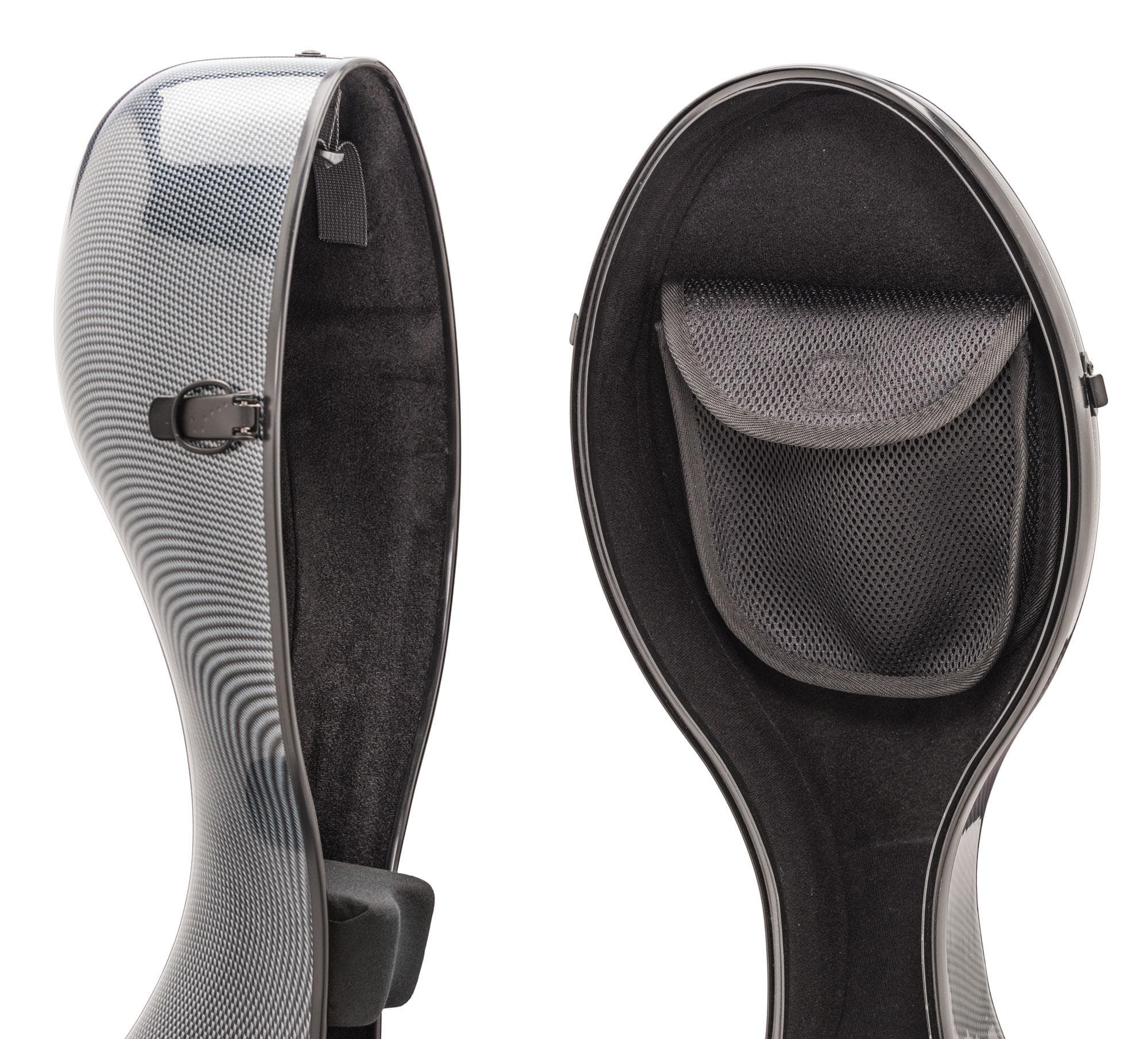 SL Montagnana Carbon Hybrid Cello Case Silver Grey - Image 8