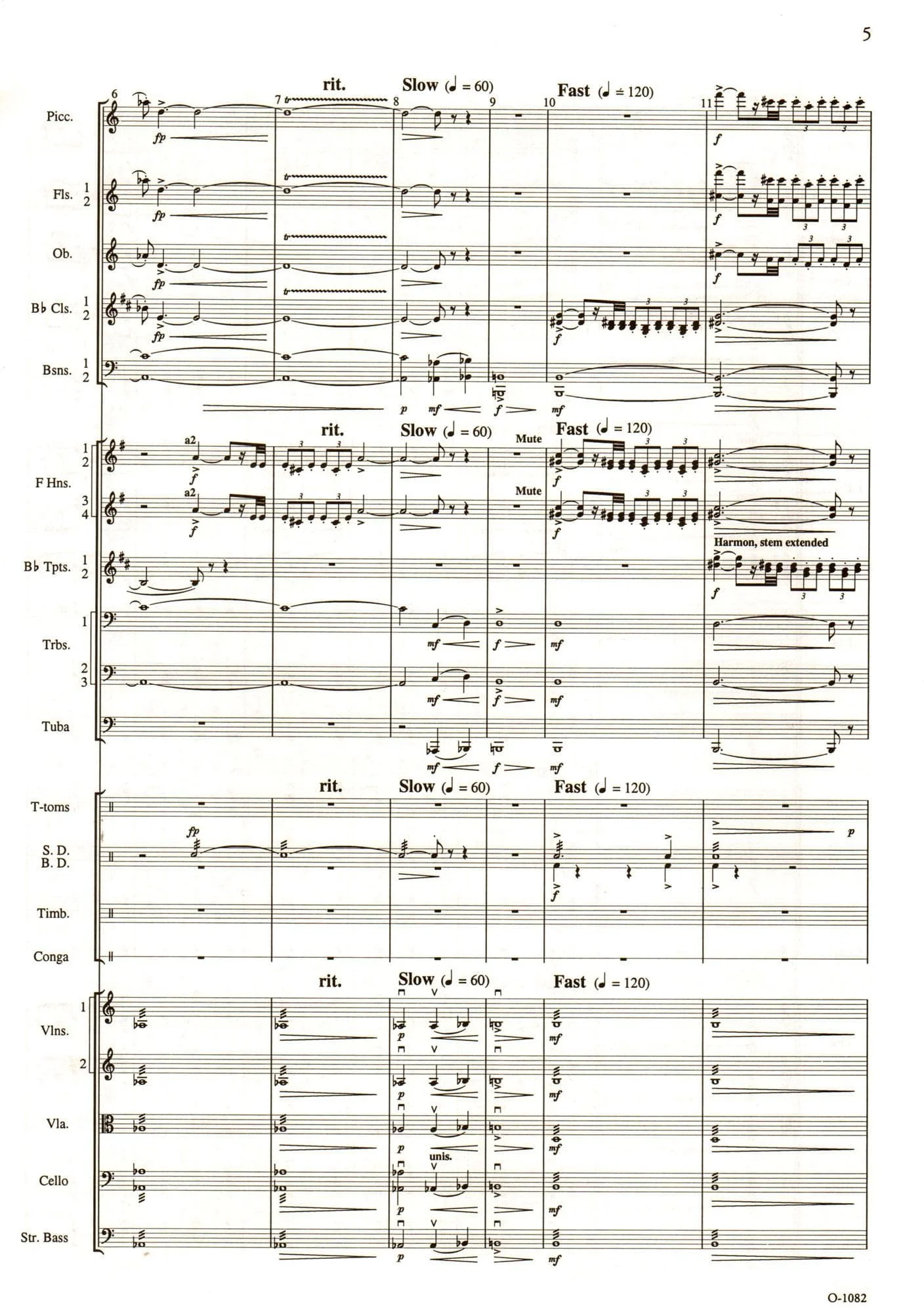 Smith, Jerry N. - South of the Border - Full Orchestra - Published by Neil A. Kjos Music Company - Image 4