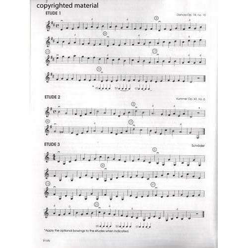 Solos and Etudes Book 2 - Violin By Gerald E Anderson Edited by Robert Frost Published by Neil A Kjos Music Company - Image 3