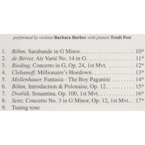 Solos for Young Violinists Volume 2 CD by Barbara Barber Published by Alfred Music Publishing - Image 2