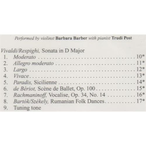 Solos for Young Violinists Volume 6 CD by Barbara Barber Published by Alfred Music Publishing - Image 2