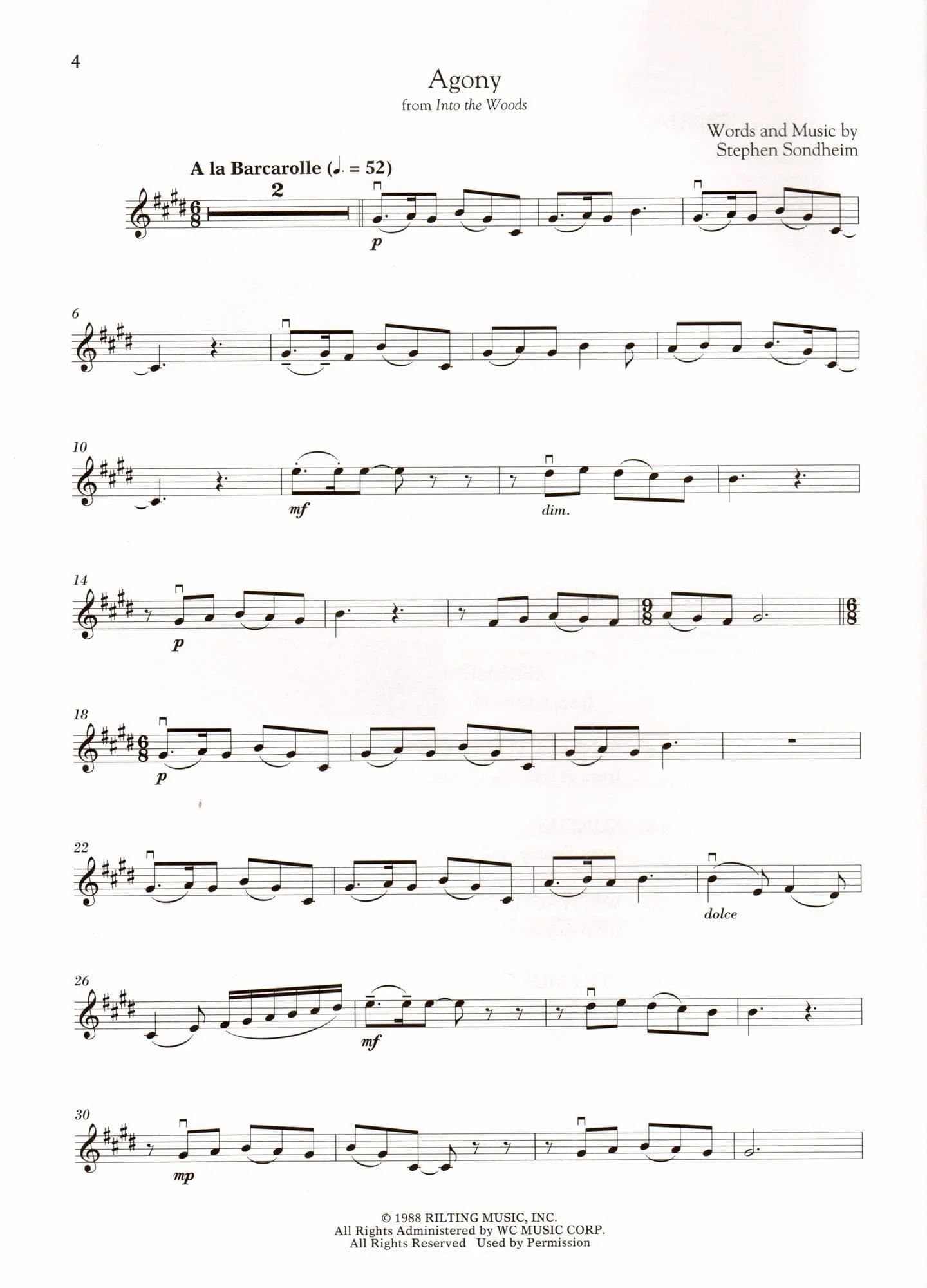 Sondheim for Classical Players - Violin and Piano - with Online Audio Accompaniment/Sheet Music - Hal Leonard - Image 2