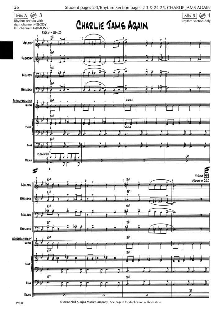 Sorenson, Dean - Jazz Combo Session, Score Published by Neil A Kjos Music Company - Image 4