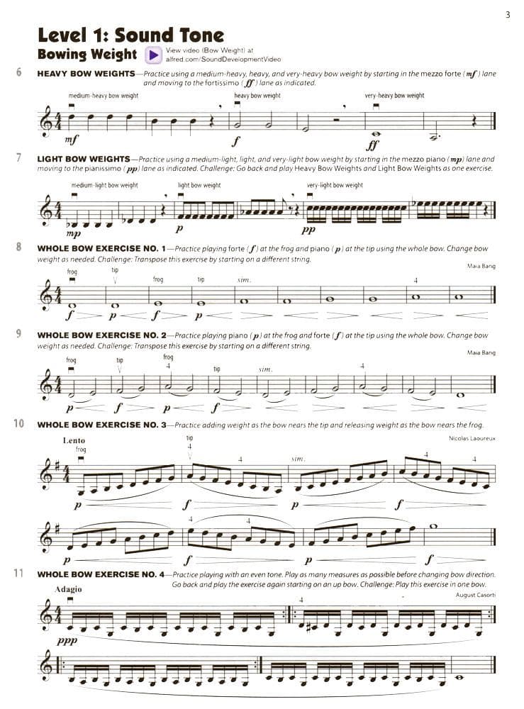 Sound Innovations - Sound Development - Advanced String Orchestra - Violin - Phillips and Moss - Alfred - Image 3