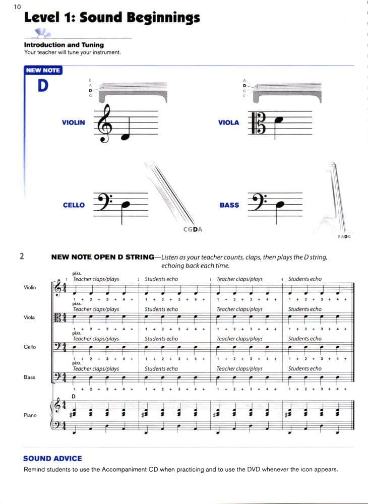 Sound Innovations for String Orchestra - Book 1 - Teacher's Score -  Phillips, Boonshaft, and Sheldon - Alfred - Image 2