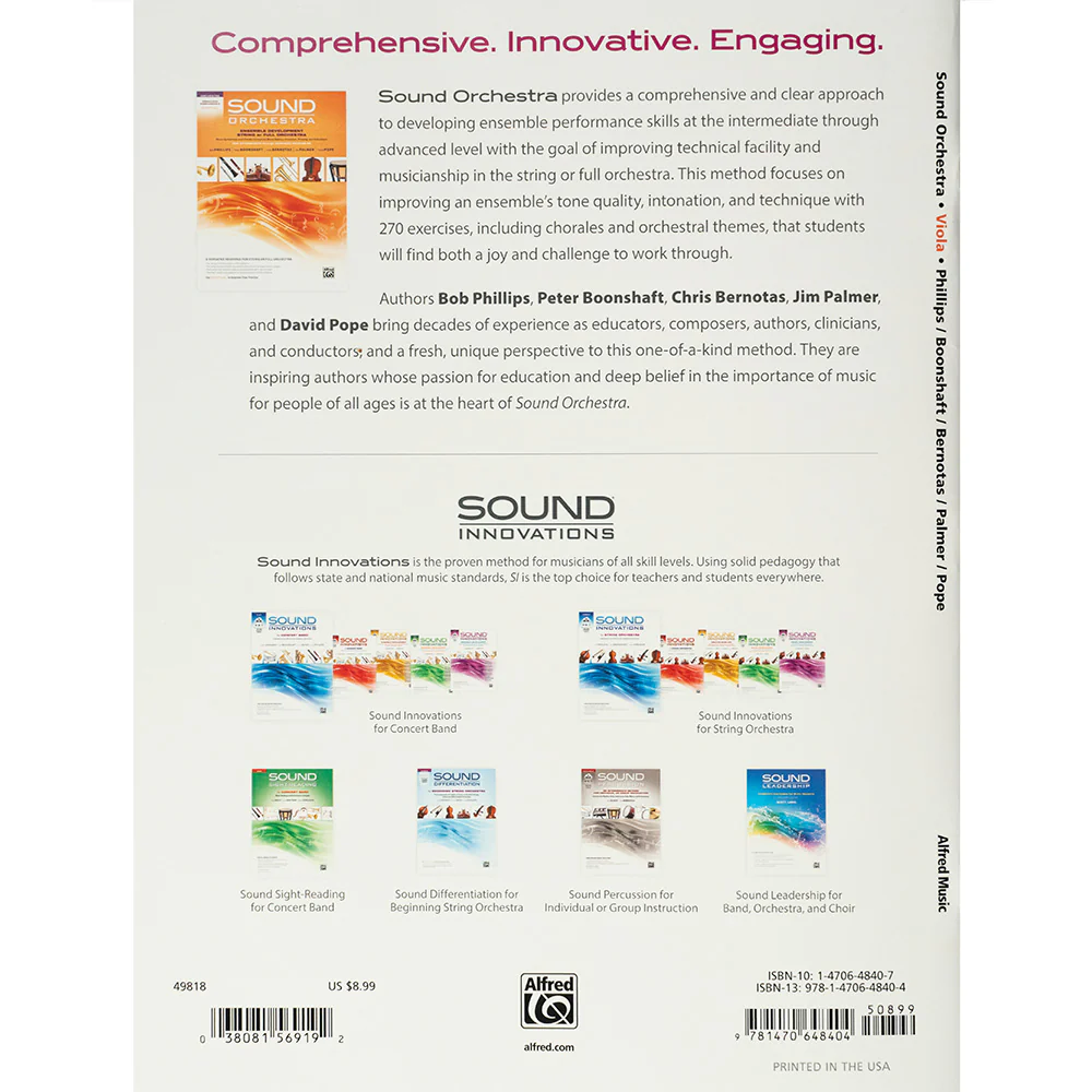 Sound Orchestra - Ensemble Development for Intermediate to Advanced Ensembles - Viola - Image 2