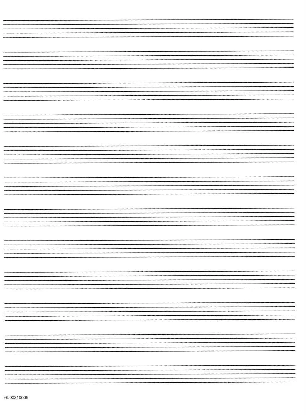 Standard Wirebound Manuscript Paper. Published by Hal Leonard. - Image 2