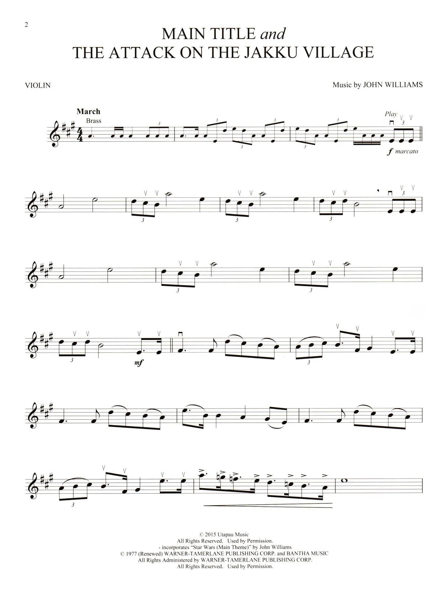 Star Wars: The Force Awakens - for Violin - with Audio Accompaniment - Hal Leonard - Image 3