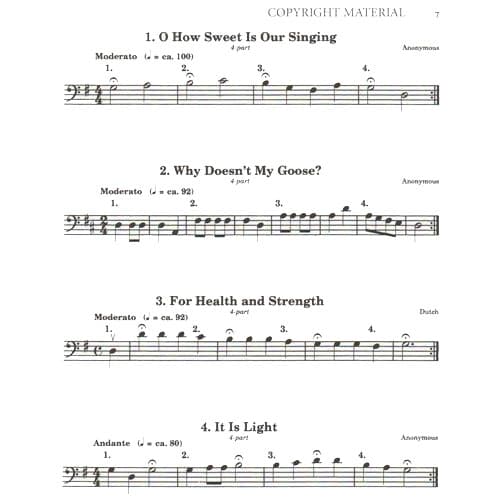 Rounds and Canons Cello Part by William Starr. Published by Alfred Music Publishing. - Image 3