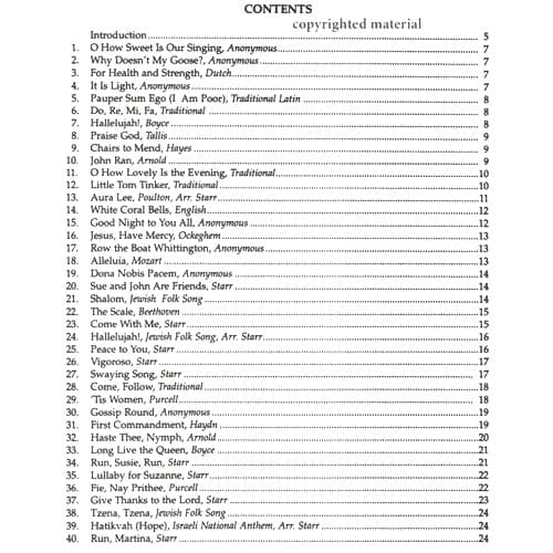 Rounds and Canons Violin Part by William Starr. Published by Alfred Music Publishing. - Image 2