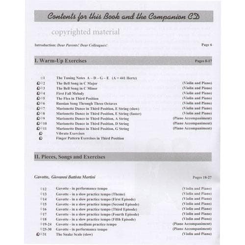 Step by Step Volume 3A (Mother Tongue Method) Arranged by Kerstin Wartberg For Violin Published by Alfred Music Publishing - Image 2