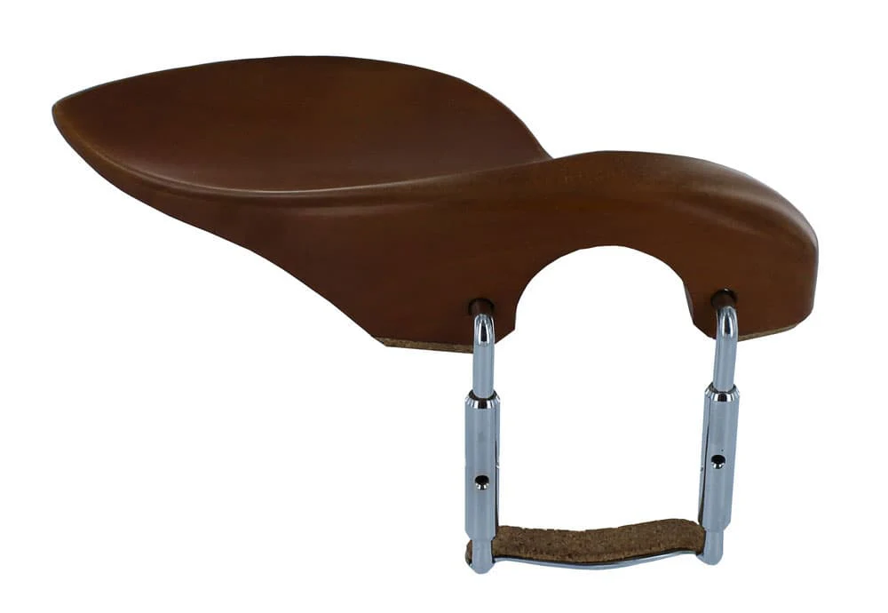 Strad Boxwood Viola Chinrest - Large Plate with Hump