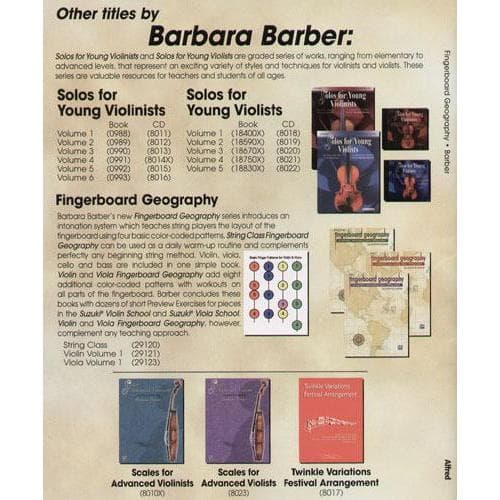 Barber, Barbara - String Class Fingerboard Geography - Alfred Music Publishing - Image 3