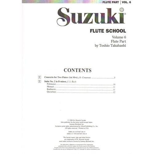 Suzuki Flute School, Volume 6 - Image 3