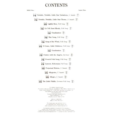 Suzuki Bass School Piano Accompaniment MIDI/CD-ROM, Volume 1 - Image 2