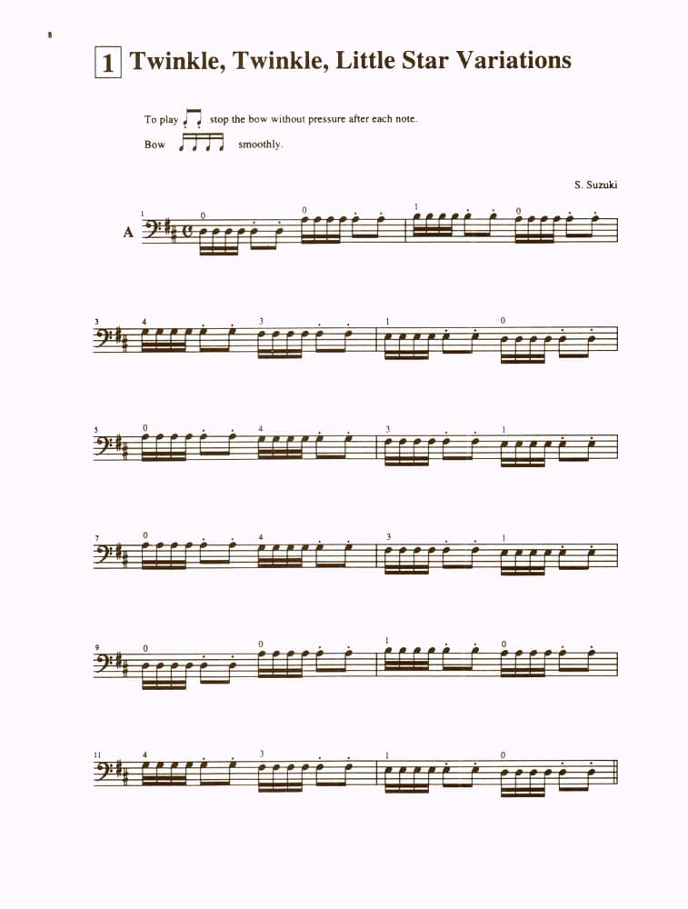 Suzuki Cello School Method Book and CD, Volume 1, Performed by Tsutsumi - Image 3