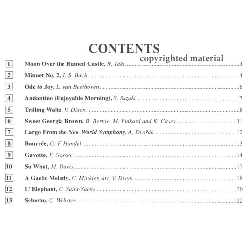 Suzuki Bass School, Volume 3 - Image 2