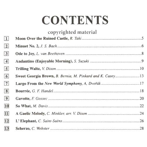 Suzuki Bass School Piano Accompaniment, Volume 3 - Image 2