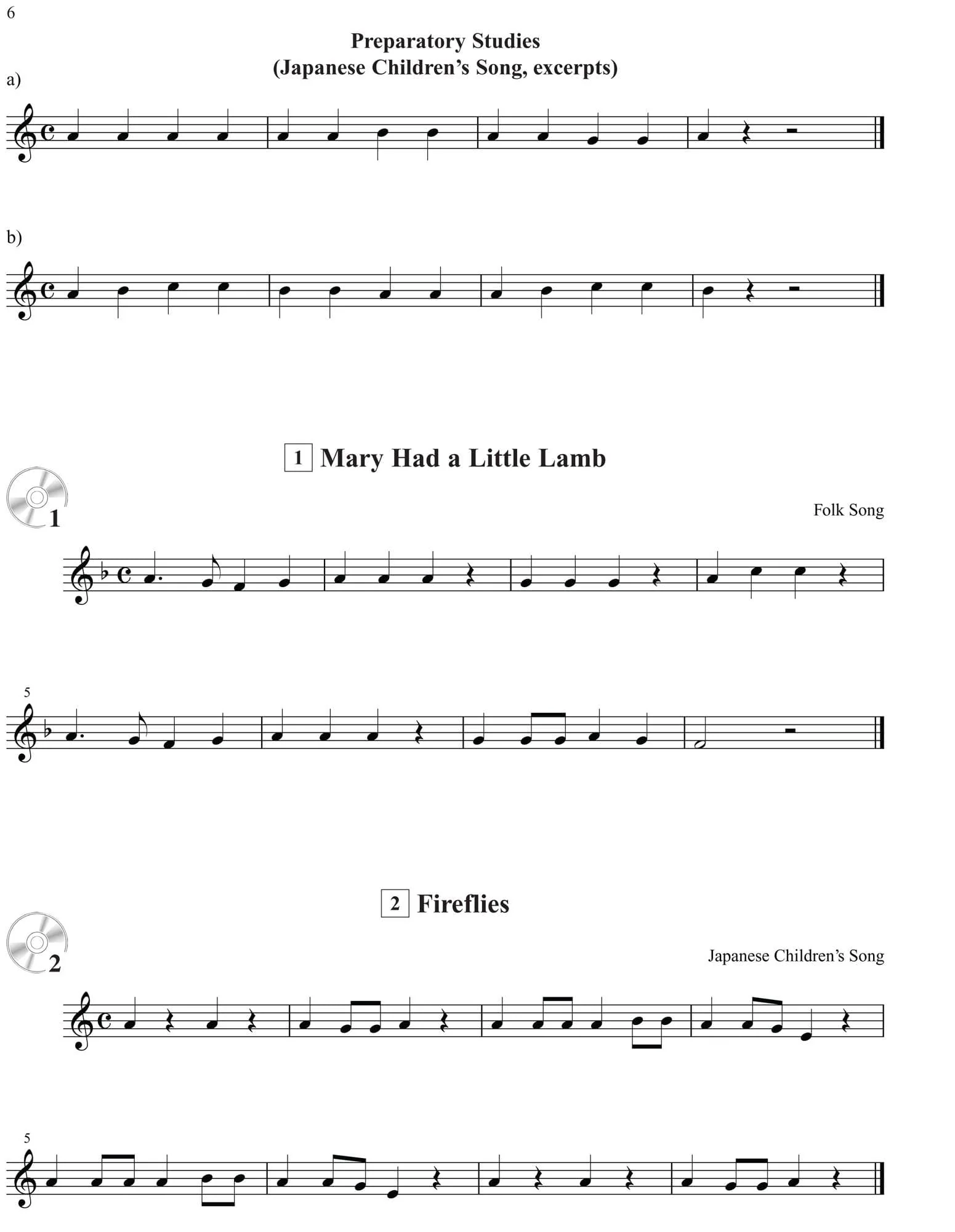 Suzuki Flute School Method Book and CD, Volume 1 - Image 3