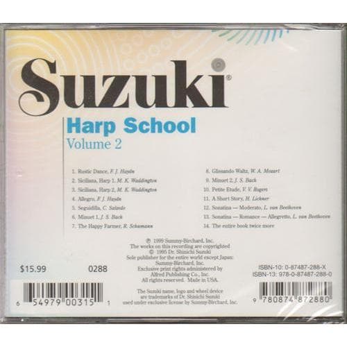 Suzuki Harp School CD, Volume 2, Performed by Waddington - Image 2