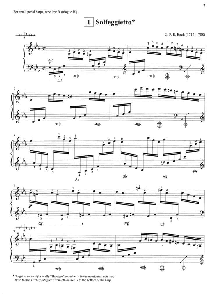 Suzuki Harp School Method Book and CD, Volume 4, Performed by Dastrup - Image 3