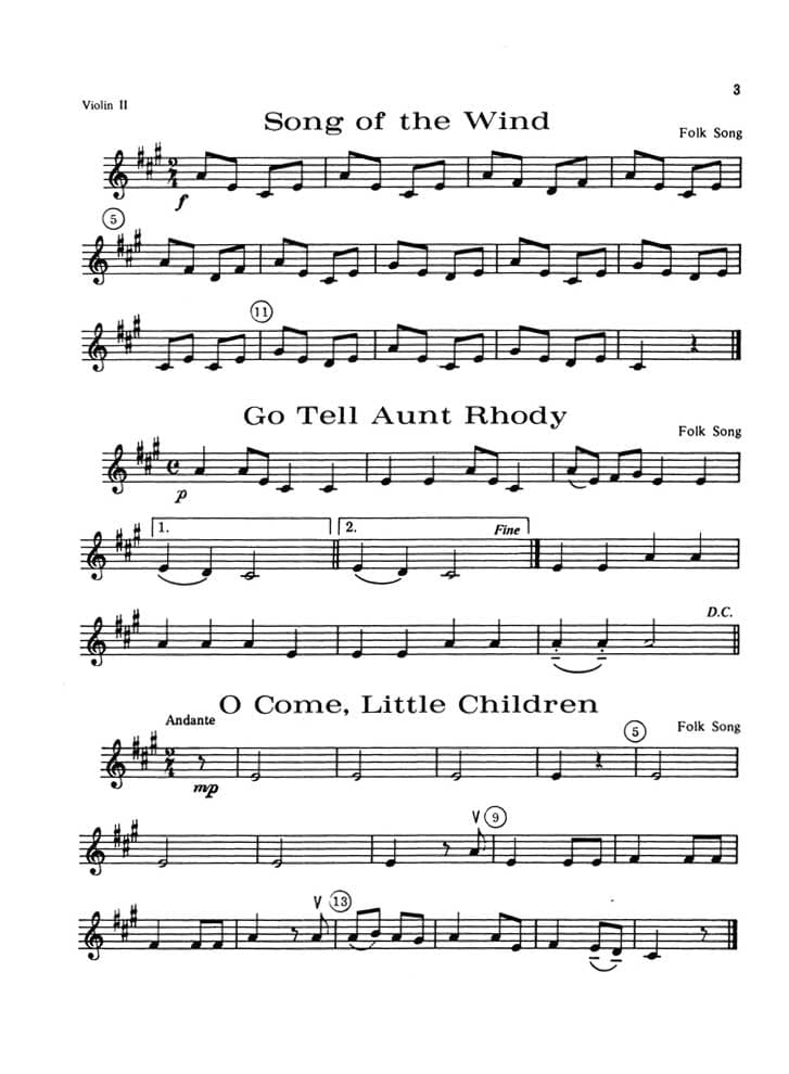 String Orchestra Accompaniments to Solos from Suzuki Violin School, Volumes 1 and 2 - Violin 2 - Image 2