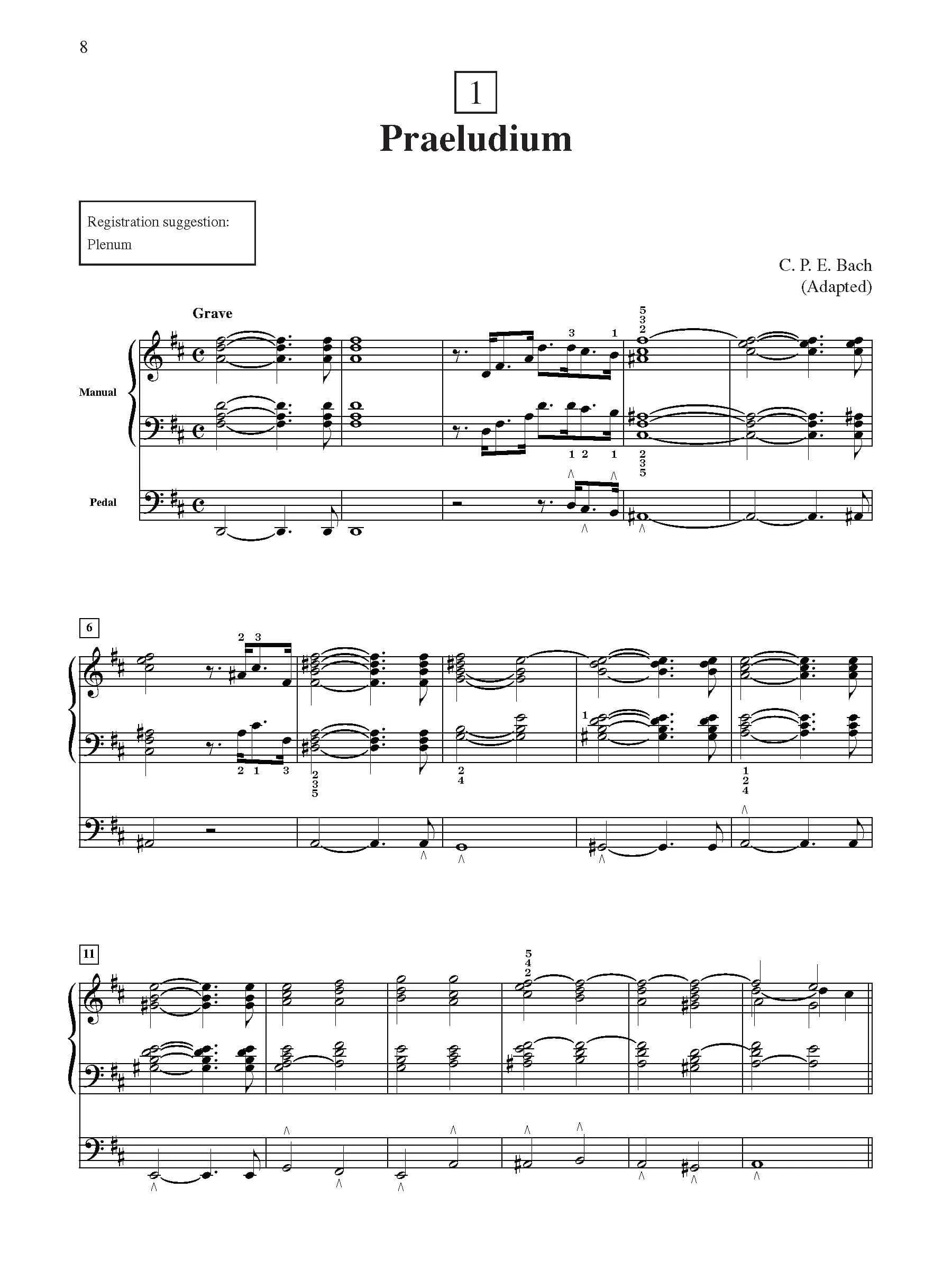 Suzuki Organ School Method Book and CD, Volume 8 - Image 3