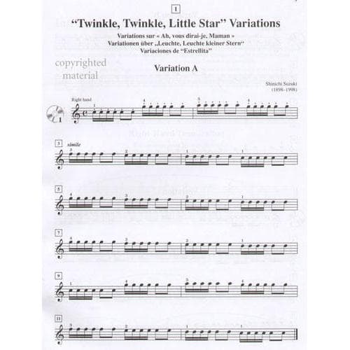 Suzuki Piano School Method Book and CD, Volume 1, Performed by Azuma - Image 3
