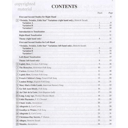 Suzuki Piano School, Volume 1 - Image 2