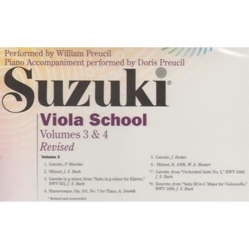 Suzuki Viola School CD, Volumes 3 and 4, Performed by Preucil - Image 2